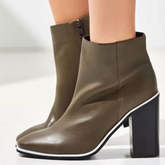 Sol Sana Fox Olive Ankle Boot Size 40 - Picture 2 of 13